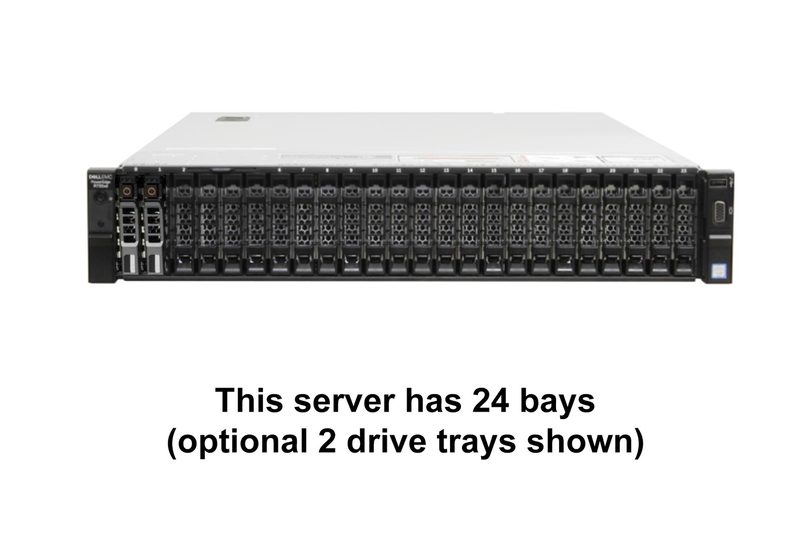 Dell PowerEdge R730XD Server 2x E5-2699 V3 = 36 Cores H730P 64GB 2x NEW 1TB SSD