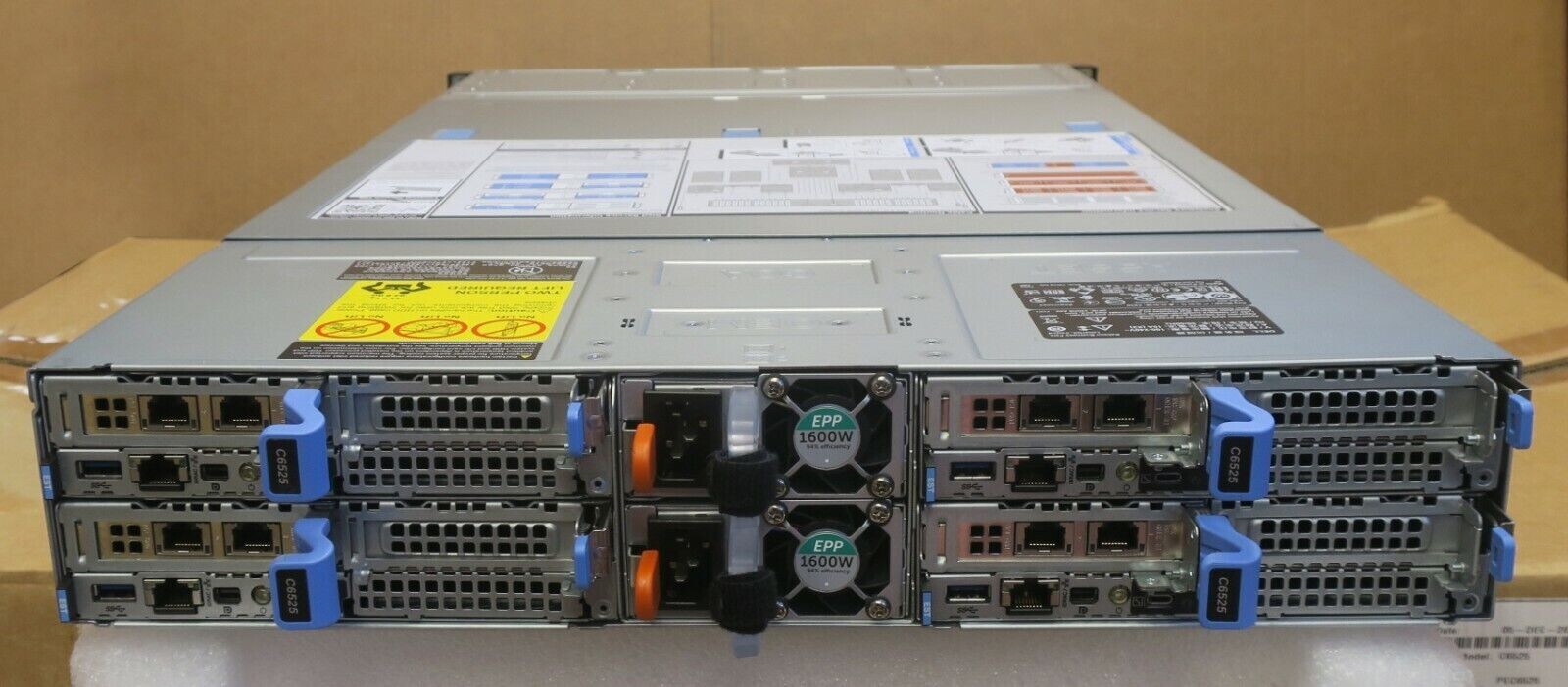 New Dell PowerEdge C6400 4 C6525 AMD EPYC 7302 1024GB RAM 128 CORES Node Servers