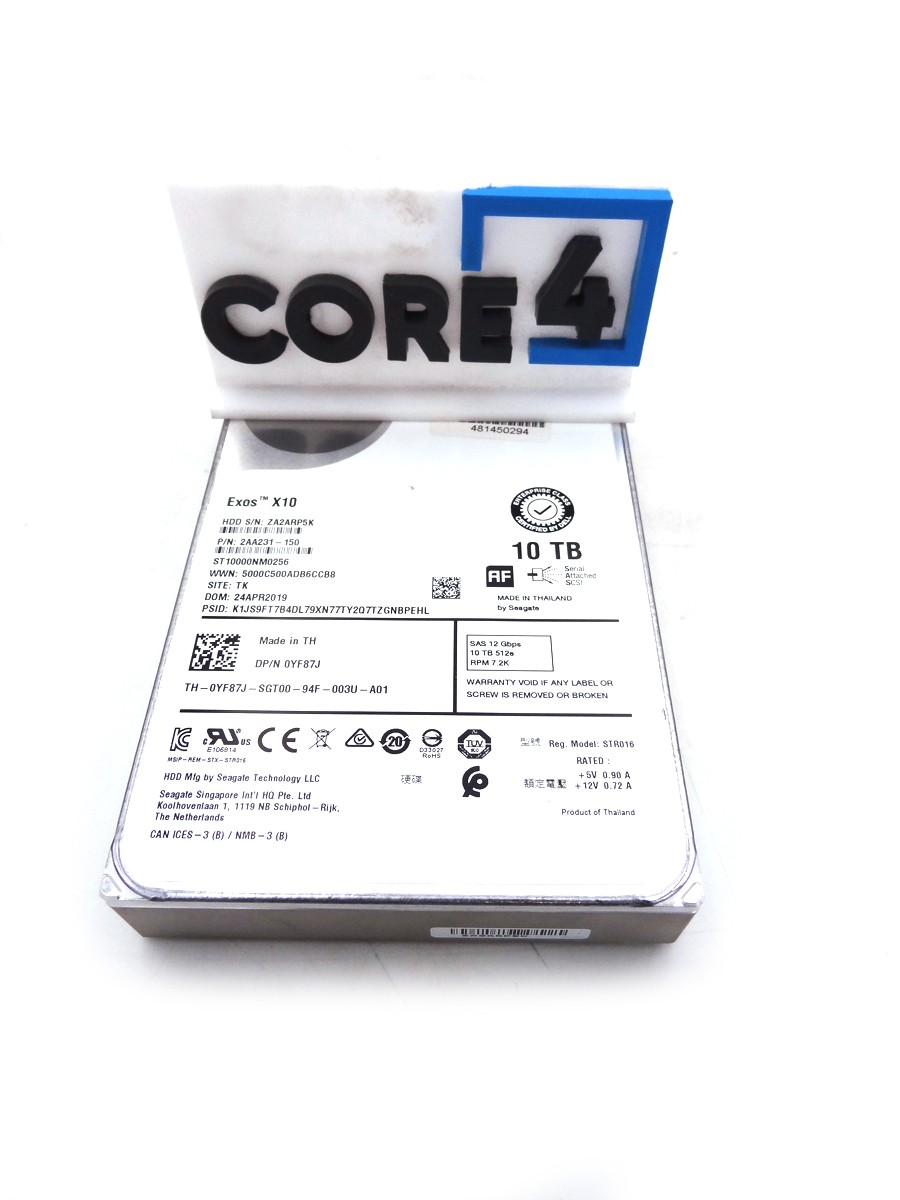 DELL YF87J 10TB 7.2K 12GBPS NL SAS 512E 3.5in