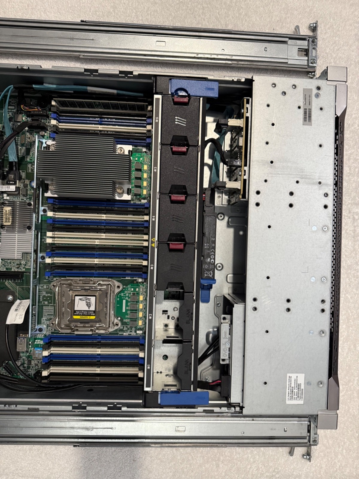 HPE ProLiant DL380 Gen9 2U Server E5-2620v3 6C/12T 16GB RAM P440ar 8SFF Rails