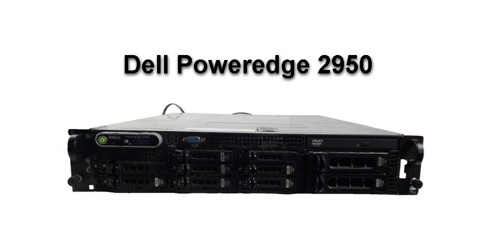 Dell Poweredge 2950 2x Intel Xeon Quad Core E5410 8GB Ram 2.5 3.5 HDD 10-Bays