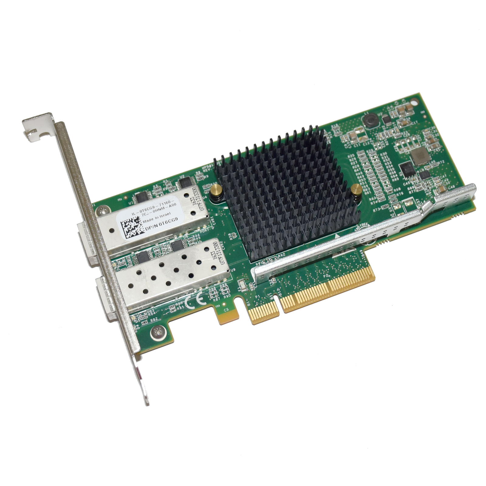 Lot of 4 Dell PE210G2SPI9A-XR 10GbE SFP+ Dual-Port Network Adapters T6CG9