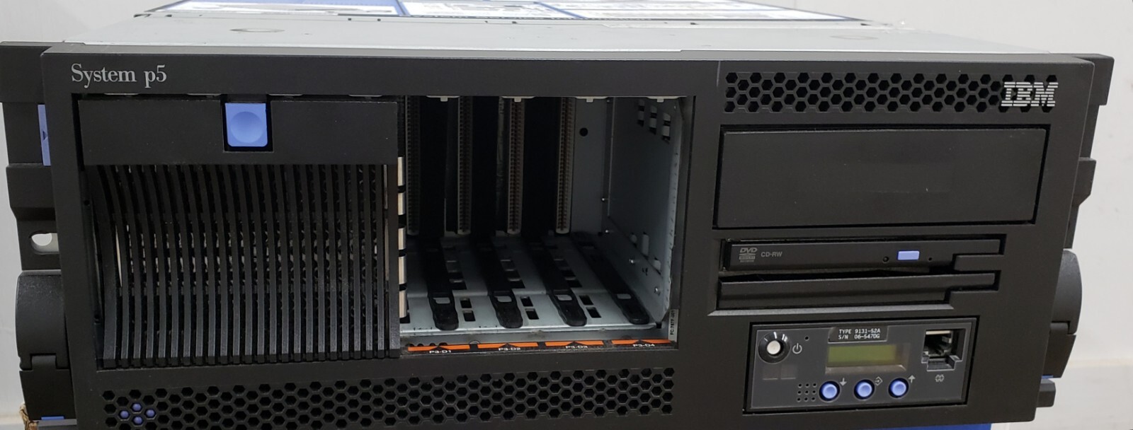 IBM System p5 Server, Model p39J5839 2GB RAM * No HDD or Caddies