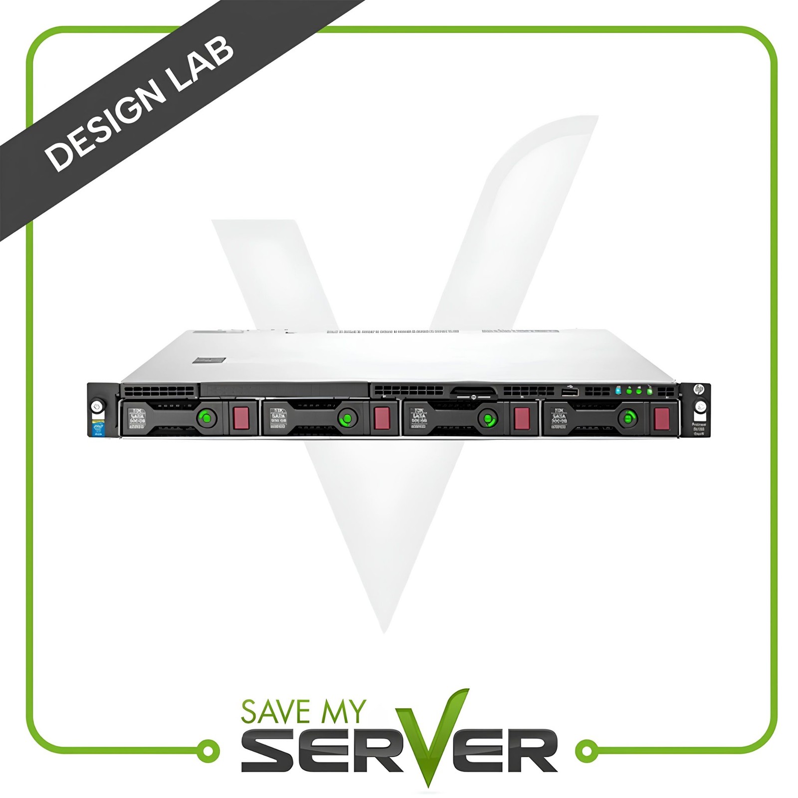 HP ProLiant DL360 Server Design Lab – 4 Bay – 2x Intel Platinum V2