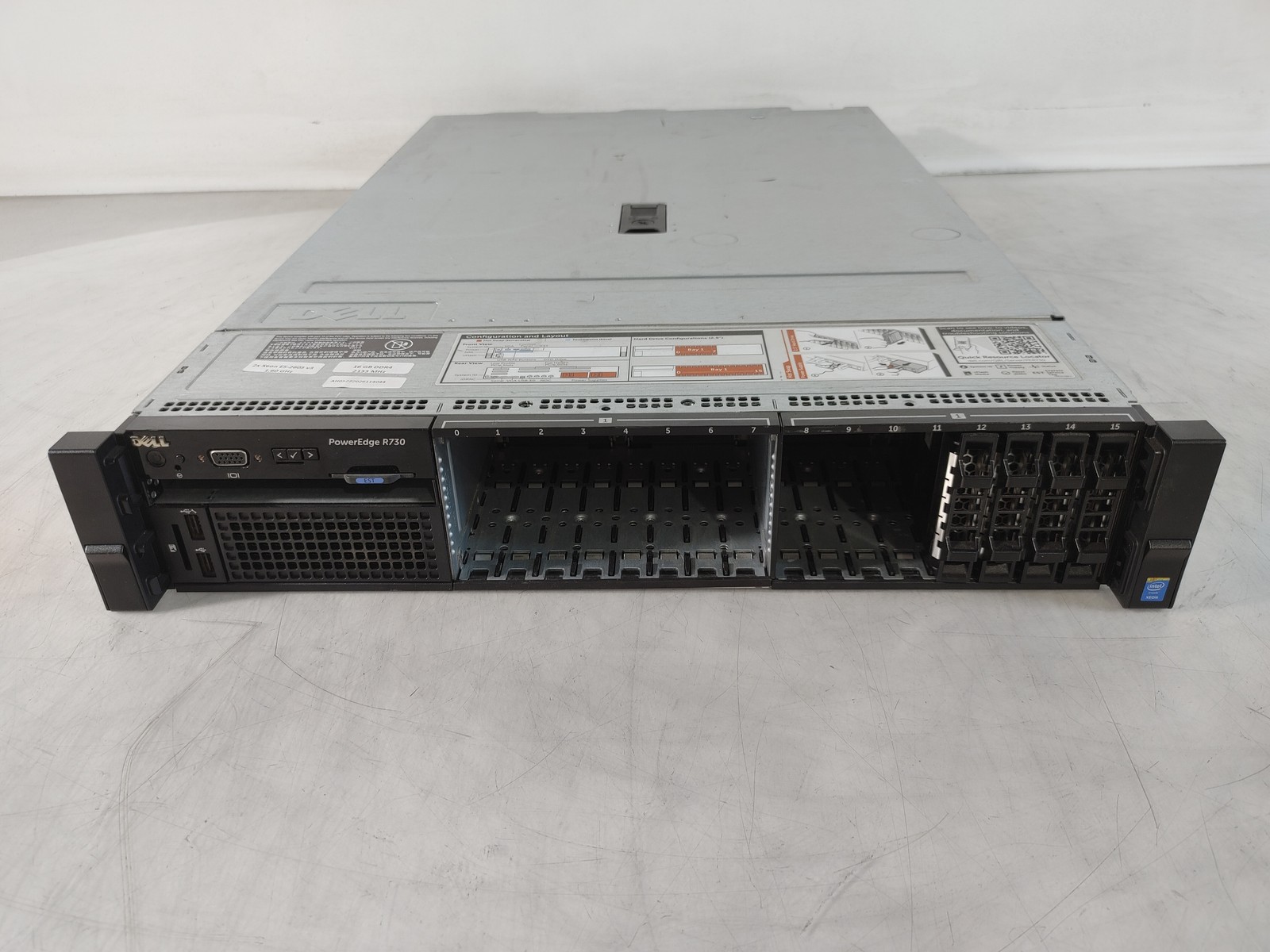 Dell PowerEdge R730 1.60 GHz Intel Xeon E5-2603 v3 16 GB DDR4 Server No