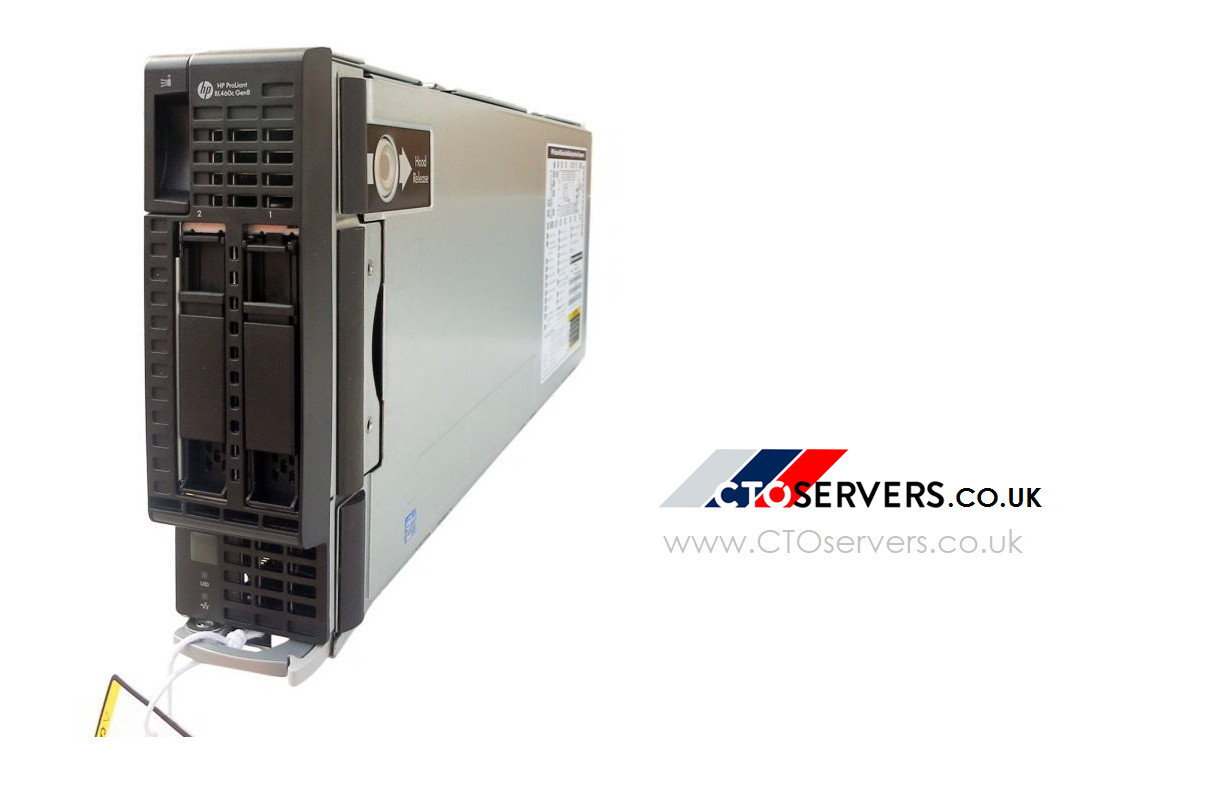HPE Proliant BL460C Gen9 Server Blade Dual 10-Core E5-2660v3 96GB 10GbE Hyper-V