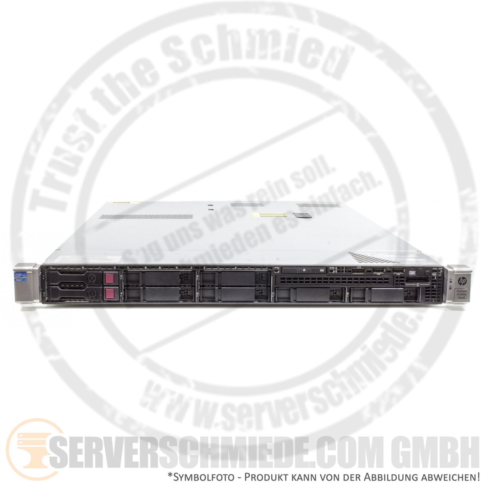 HP DL360p G8 19″ 1U 2x E5-2630L 288GB 18x 16GB RAM P420i 2x PSU vmware Server