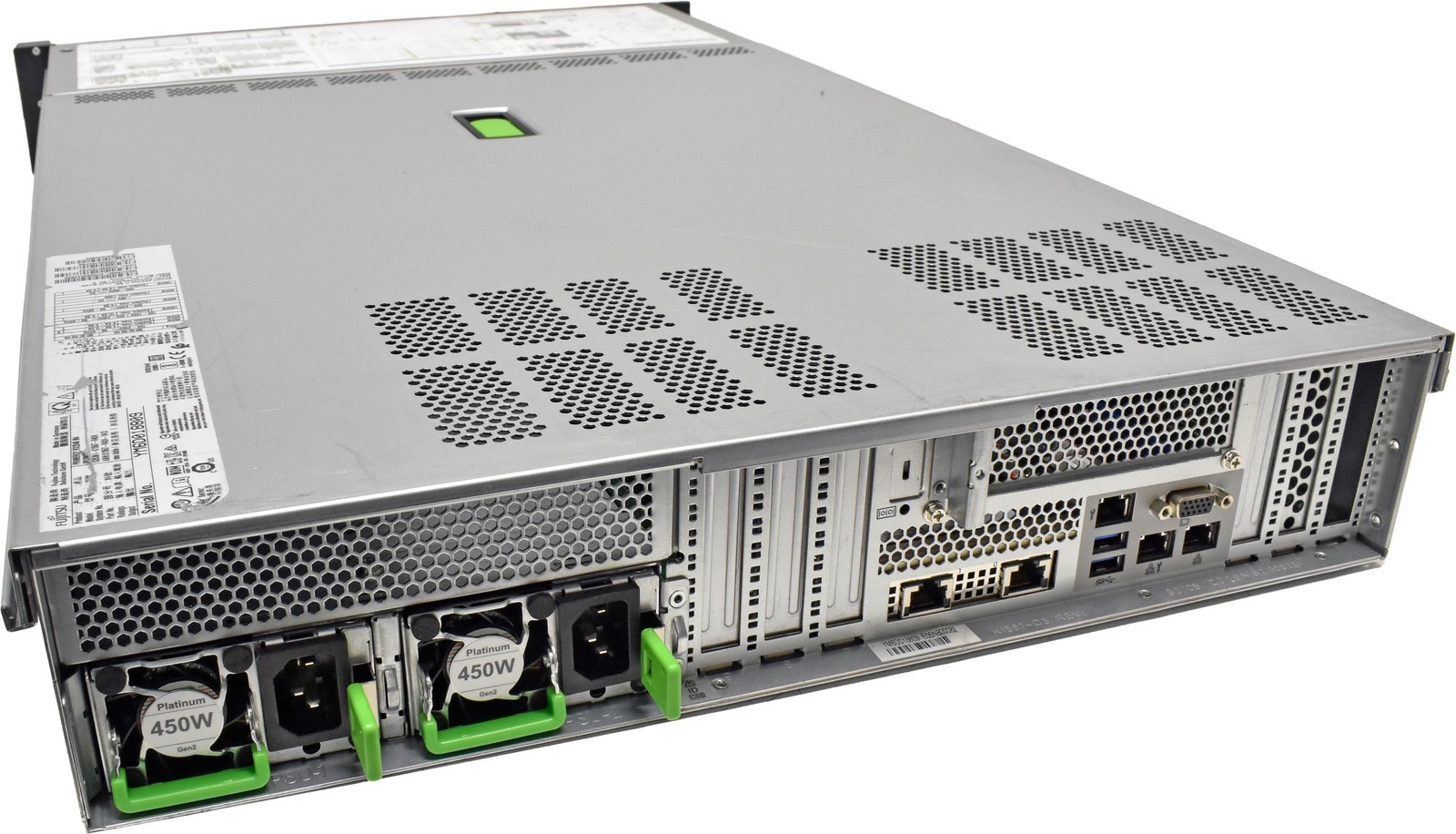 Fujitsu Primergy RX2540 M4 Server no CPU RAM no HDD 2x cooler 24x 2.5 SFF CP420i