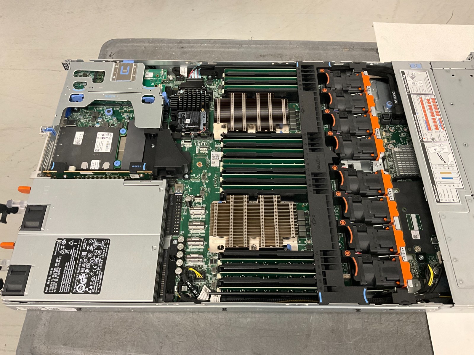 DELL PowerEdge R640 server SILVER 4214 X2 DDR4 96GB 256GBx2 I350 rNDC B7VHN23