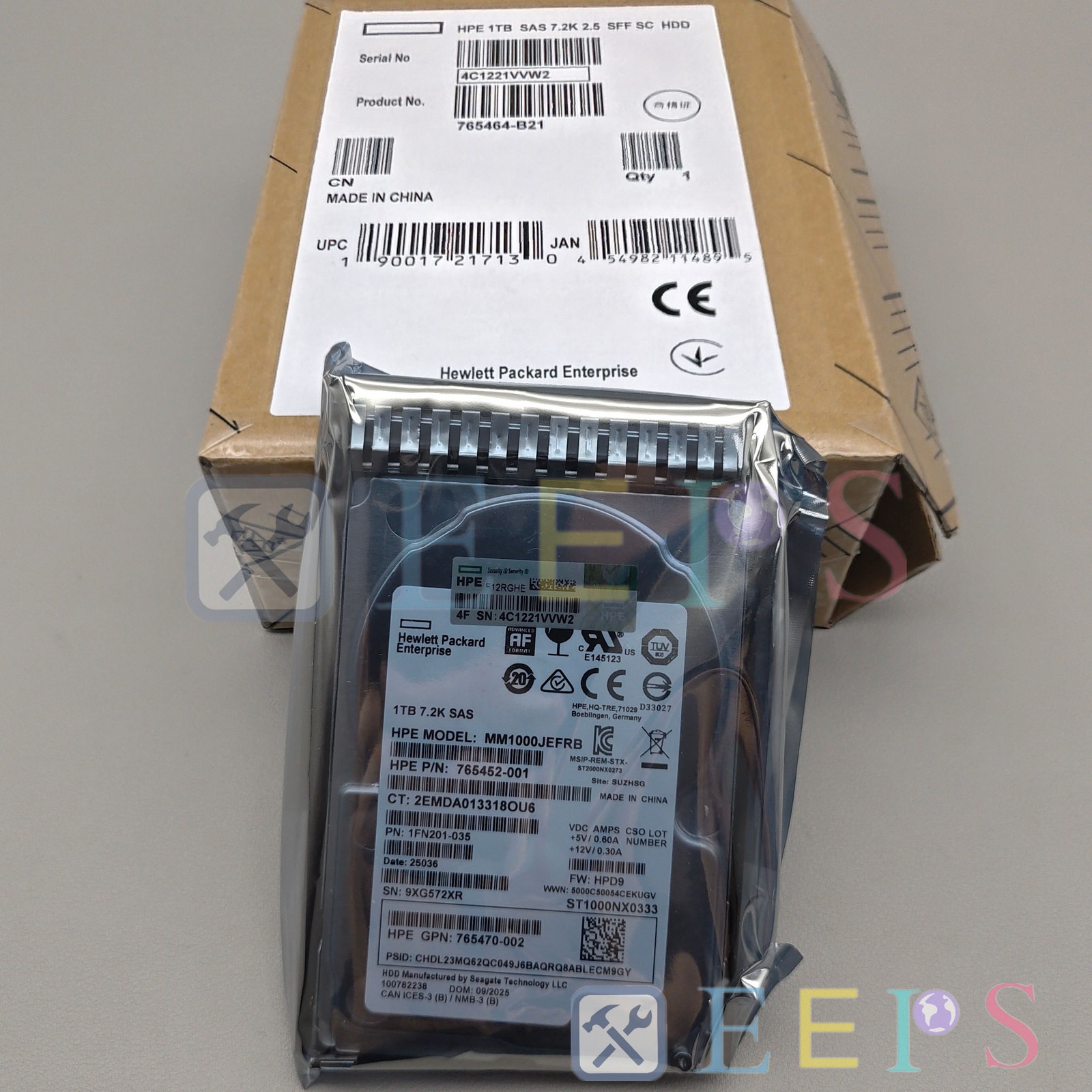 HP 765464-B21 765872-001 1TB 7.2K SAS 12G 2.5 inch G8 G9 HDD hard drive New