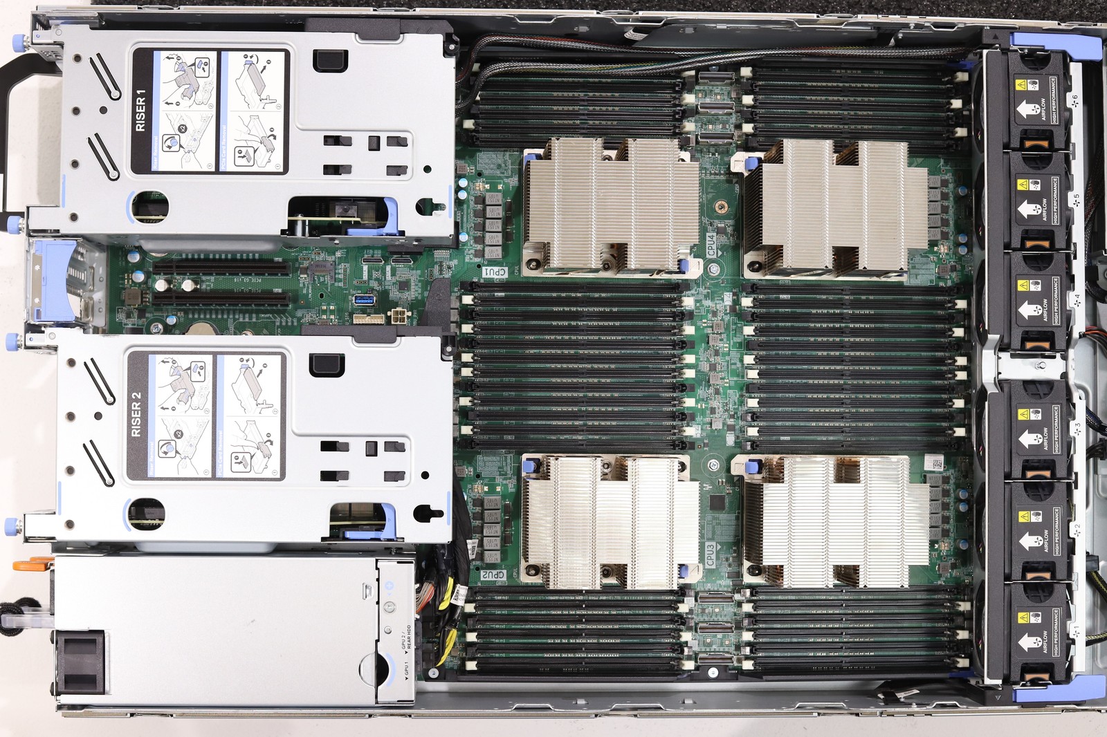 Dell EMC PowerEdge R840 Barebone Server W/4x Heatsink, H730P RAID & 2x 2000W PSU