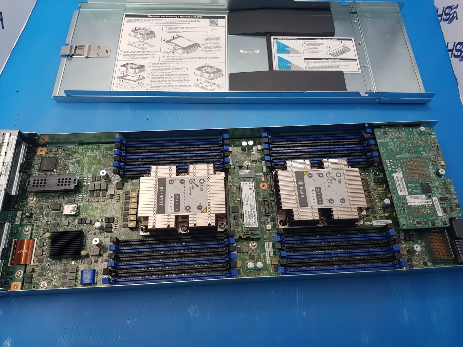 CISCO UCS B200 M5 BLADE MODULE + 2x GOLD 6230R CPUs and 240GB M.2 drive , NO RAM