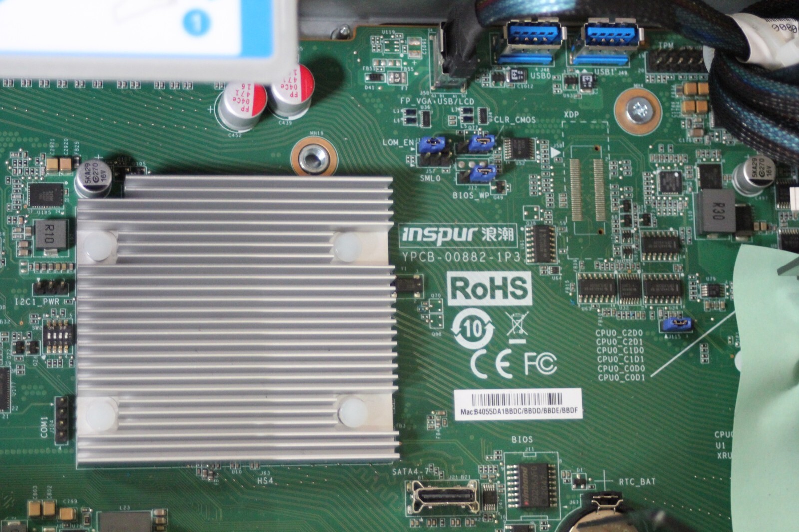 Supermicro YPCB-00882-1P3 Super Server Motherboard Inspur YZMB-00882-104