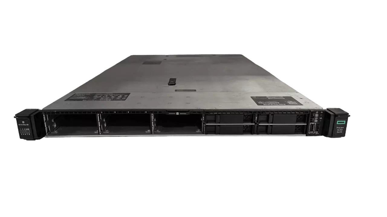 HP ProLiant DL360 G10 2.5″ 2x Gold 6132 2.6Ghz 28-Cores / 256gb / E208i / Rails