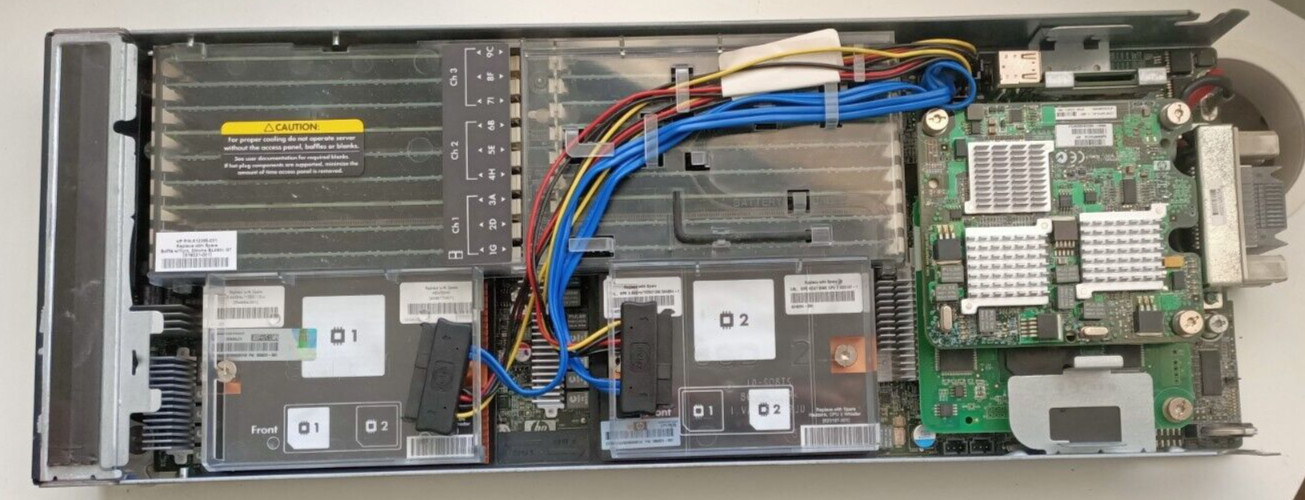 HP ProLiant BL490c Gen7 G7 Blade Server 2x Intel Xeon 6-Core X5650 72GB Ram