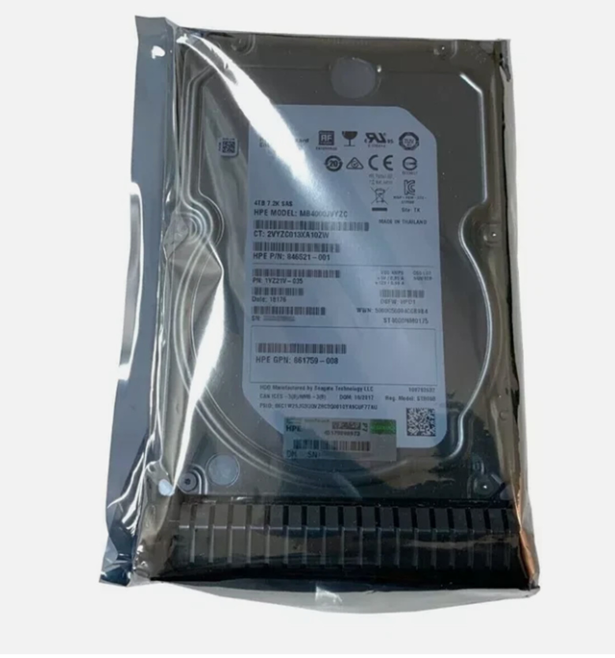 HPE NEW 872487-B21 872745-001 4TB 12G SAS 7.2K 3.5″ HDD Hard Drive 872291-002