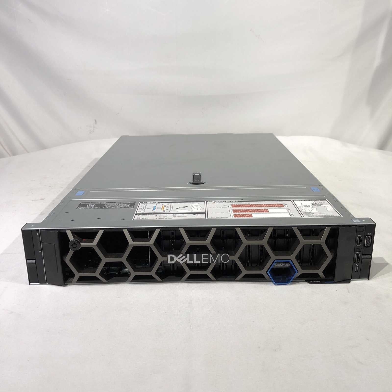 Dell PowerEdge R740XD Intel Xeon Gold 5118 x2 2.3 GHz 128 GB ram No HDD