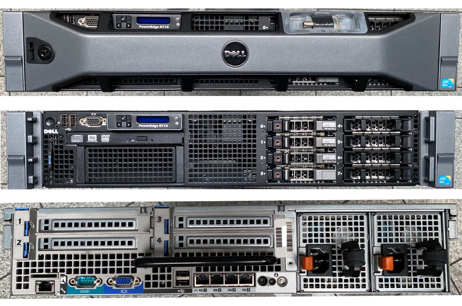 Dell PowerEdge R710 2x X5650 2.66GHz 2x 6 Cores 32GB PERC 6/i 5 x HDD RAID-10