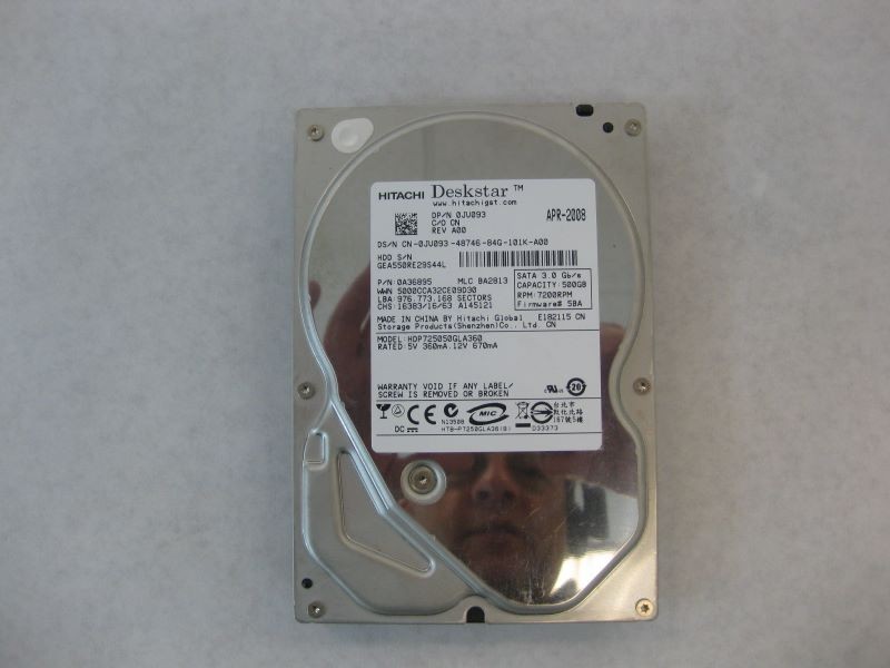 Dell HDP725050GLA360 500GB SATA 7200RPM 3.5 “