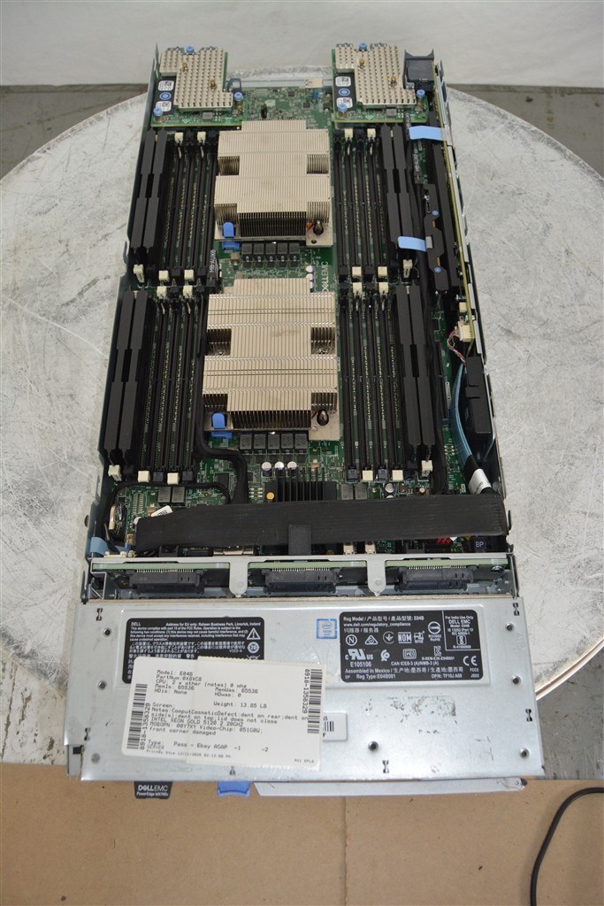 DELL E04B 0X8VC8 Server Blade MX740c 2*XEON GOLD 5120 2.20GHZ SEE NOTES