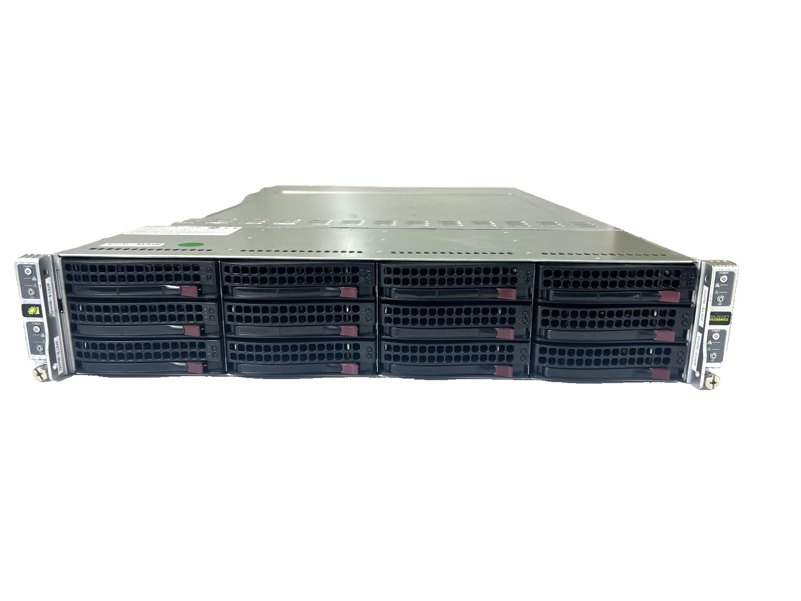 Supermicro 827-14 X8DTT-H With 3 Blades each: 2x Xeon X5670 @2.93GHz, 48GB mem