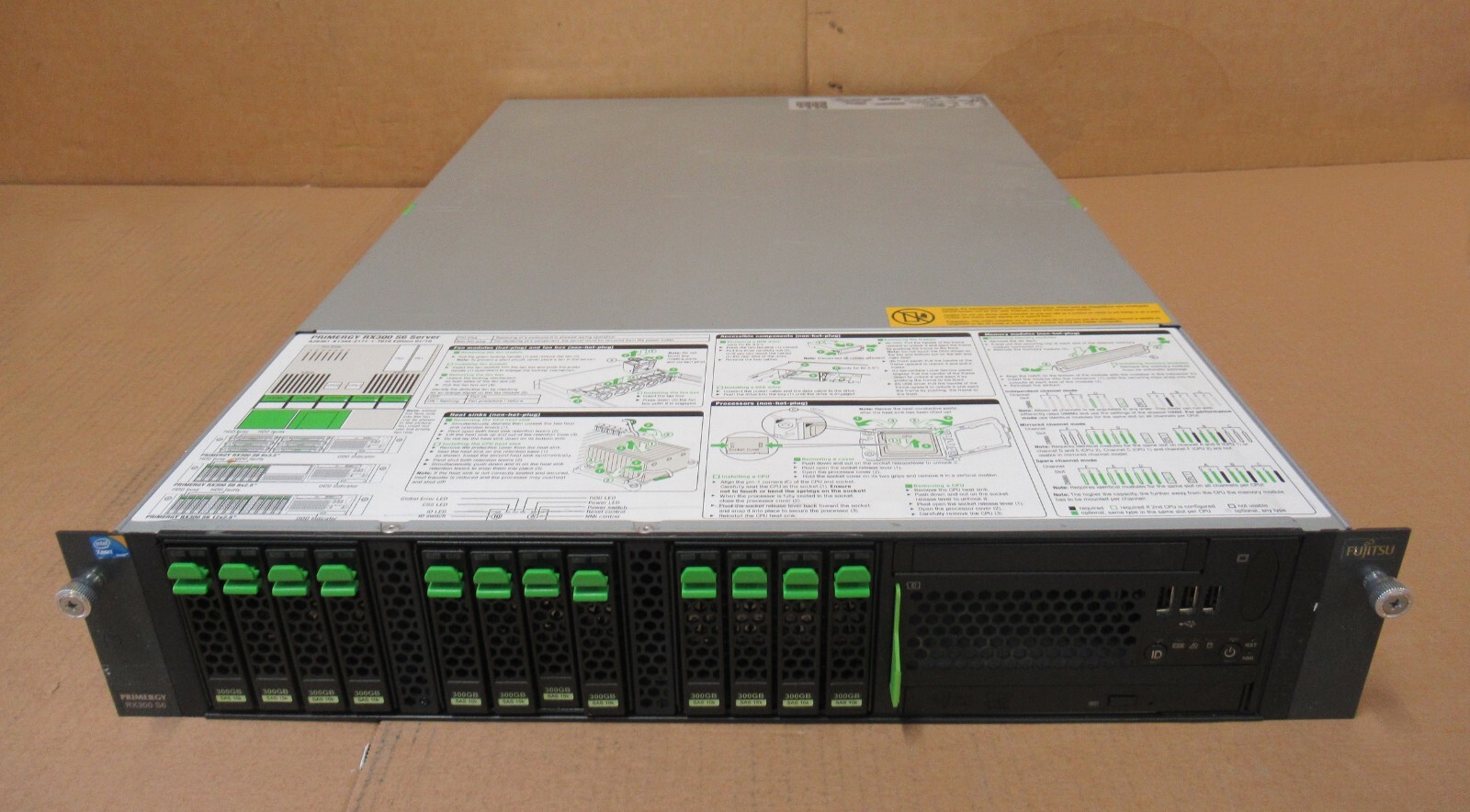 Fujitsu Primergy RX300 S6 2x Six Core X5650 2.67GHz 72GB Ram 2.7TB Bay Server