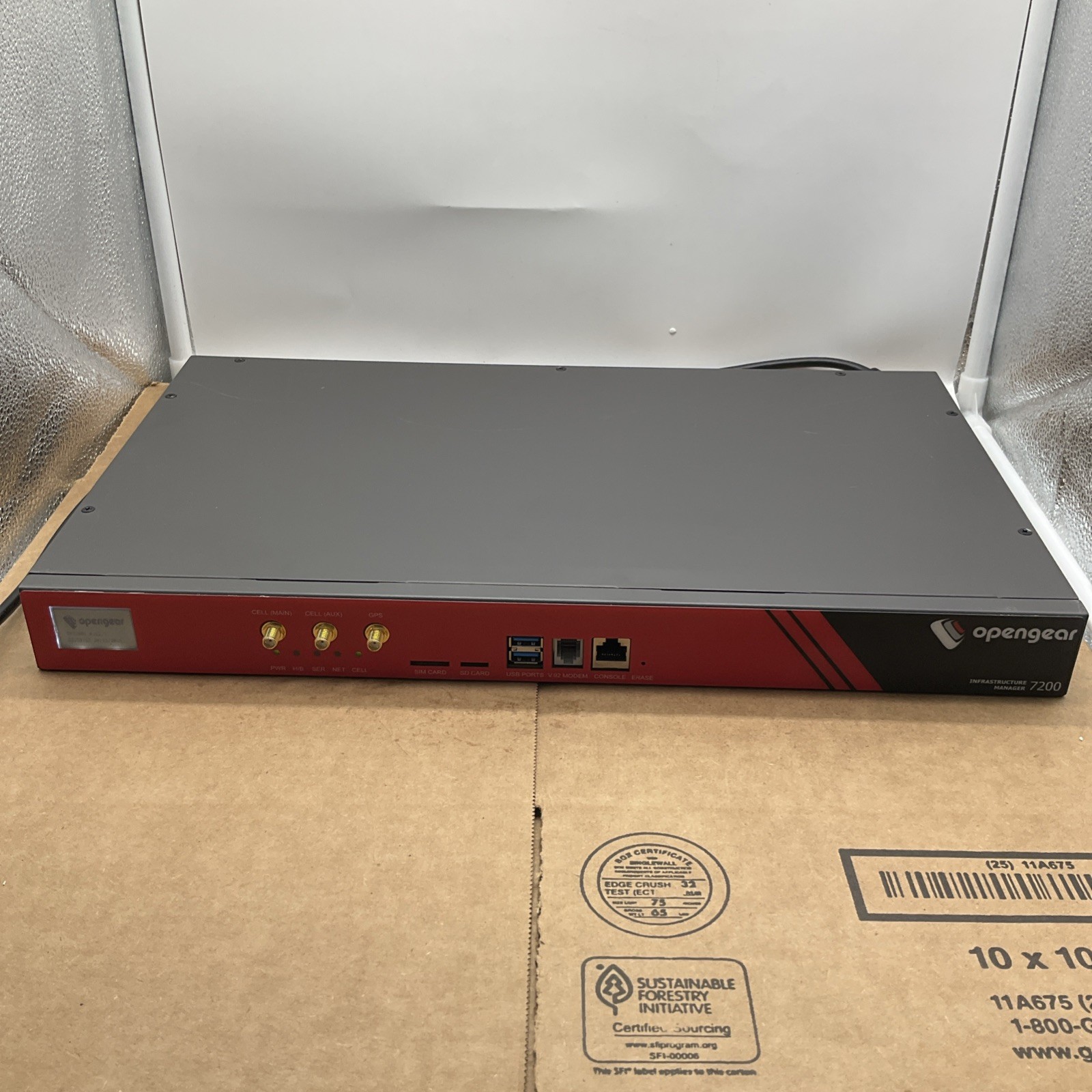 Opengear 7200 Port Remote Server Infrastructure Manager IM7232-2-DAC-LMV