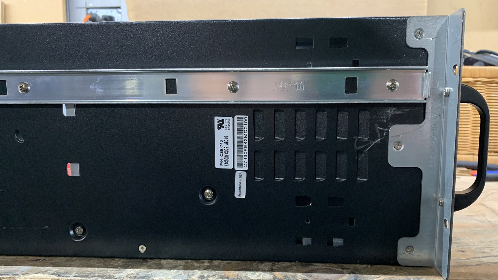 SUPERMICRO SuperChassis CSE-74: Black 4U Tower Server Case