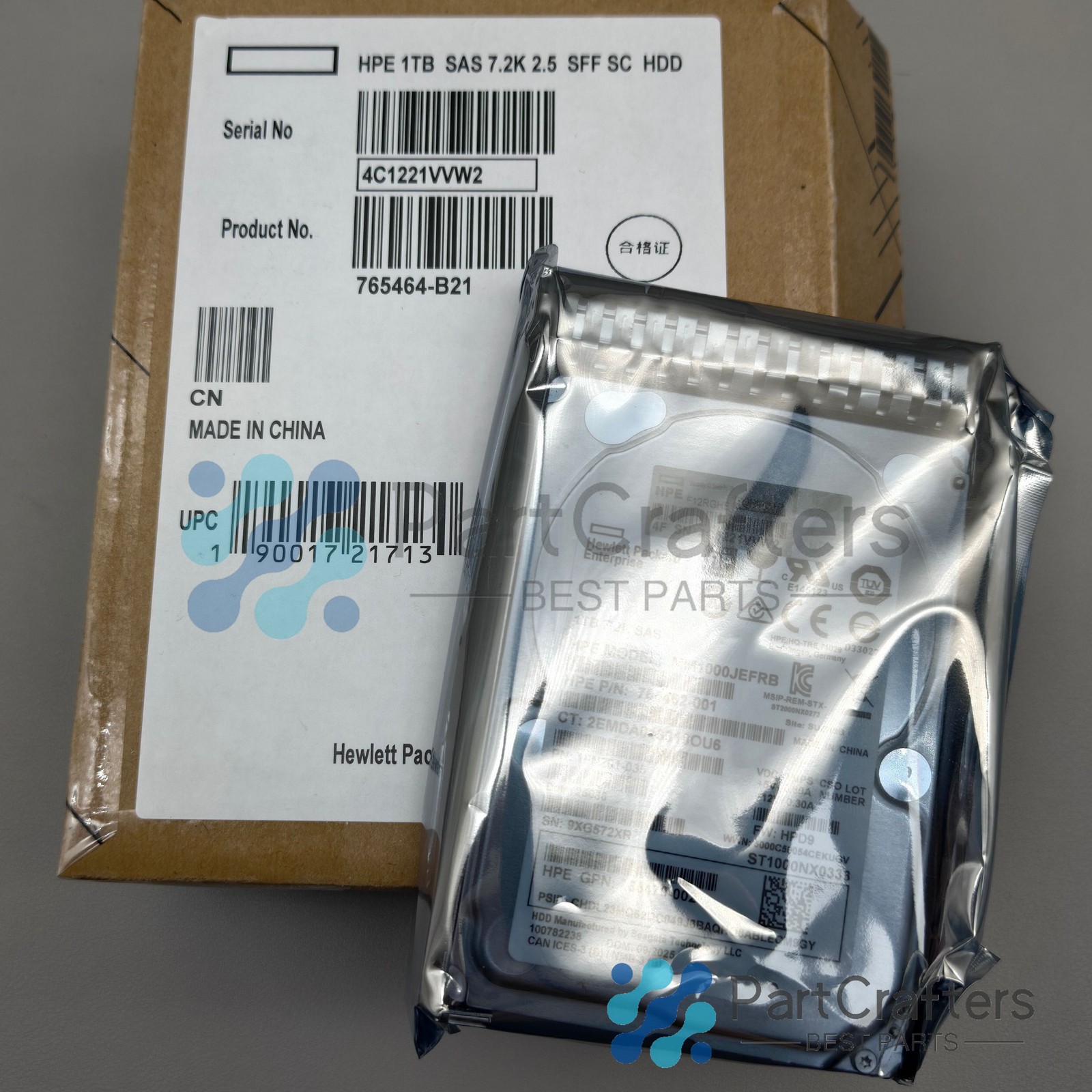 HP 1TB 7.2K SAS 12G 2.5 inch G8 G9 HDD hard drive 765464-B21 765872-001 US