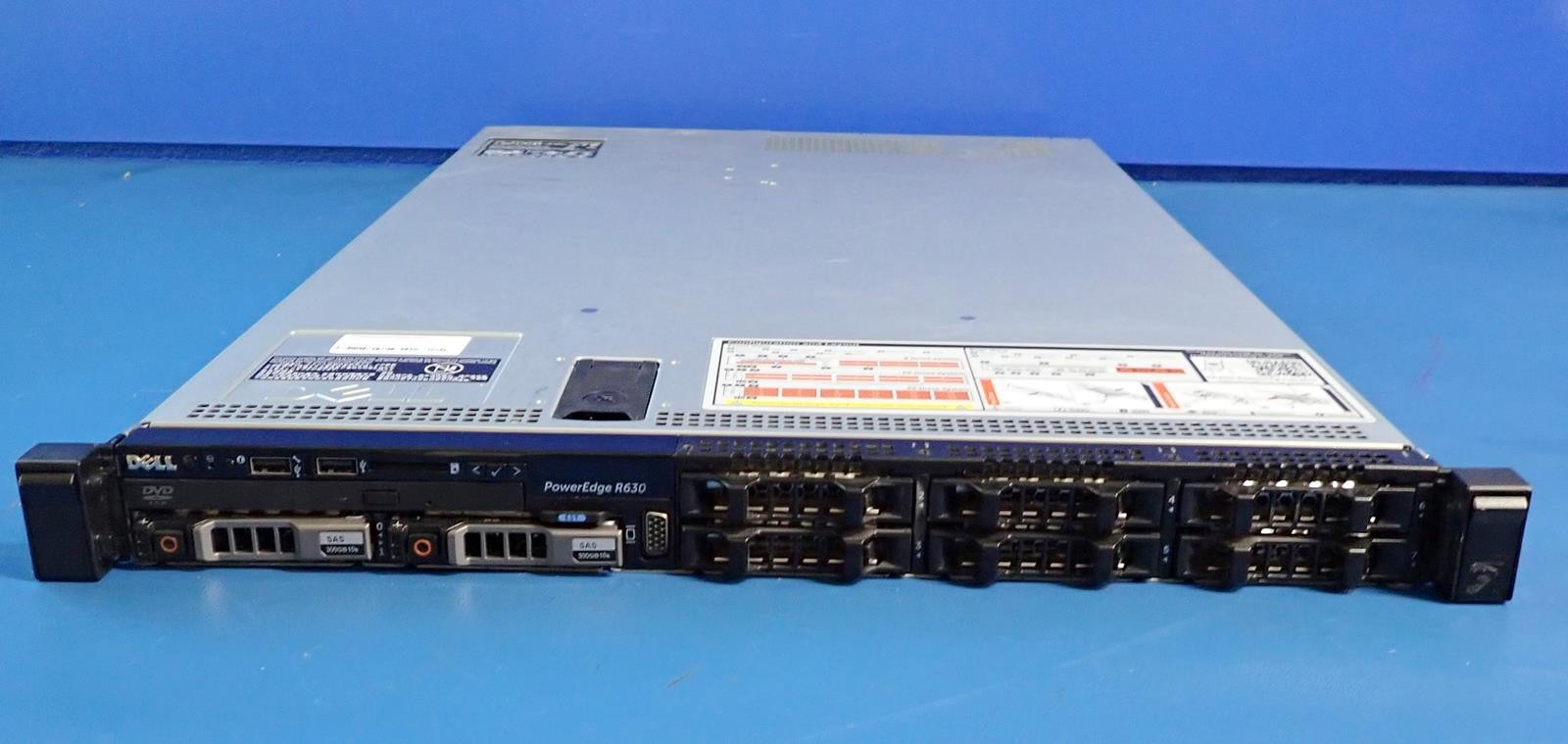 DELL POWEREDGE R630 2x Intel Xeon E5-2667 v4 128GBGB DDR4 RAM, PERC H330 Mini