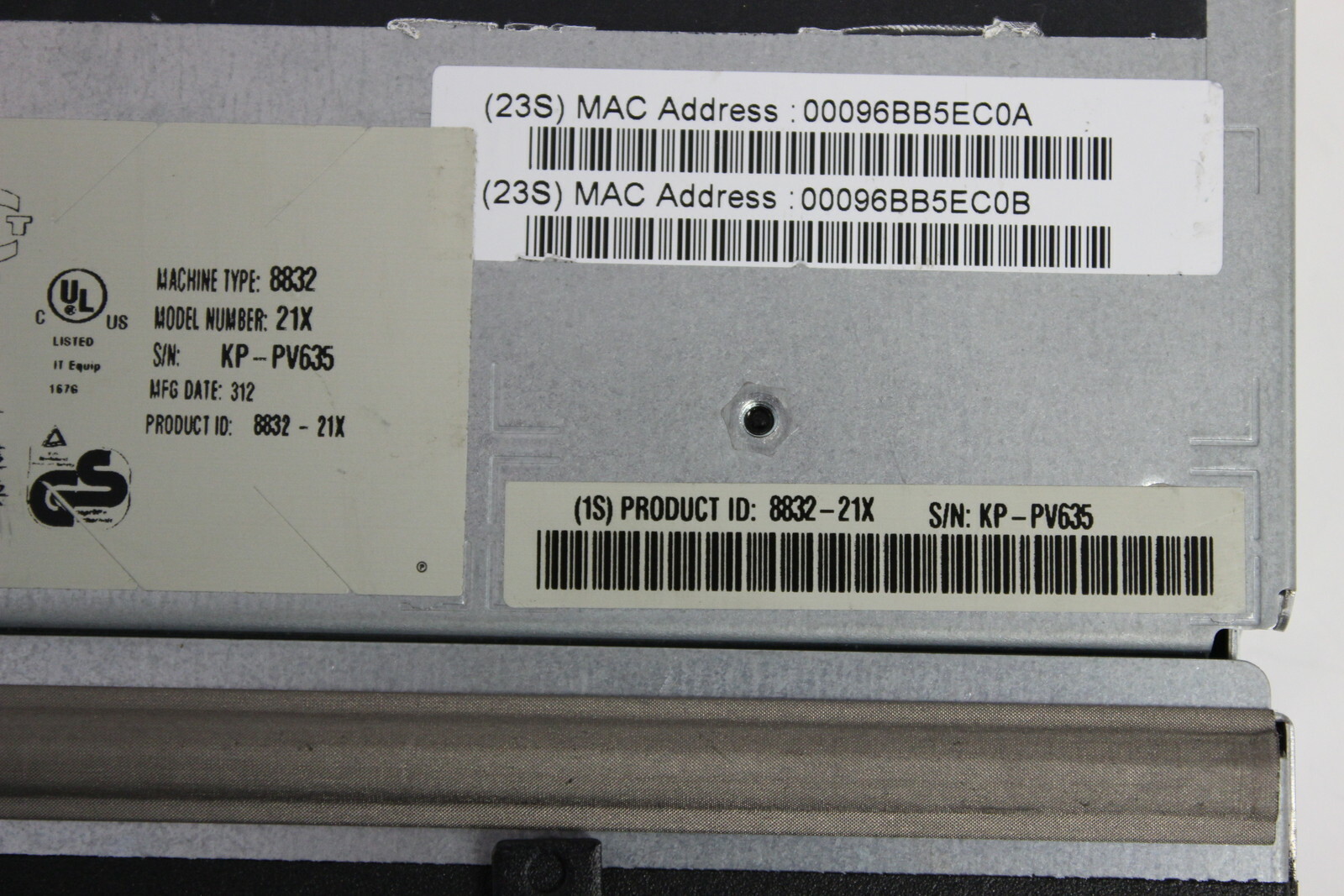 IBM 8832-21X HS20 BLADE SERVER 2.8GHZ CPU 1GB RAM NO HARD DRIVE WITH WARRANTY