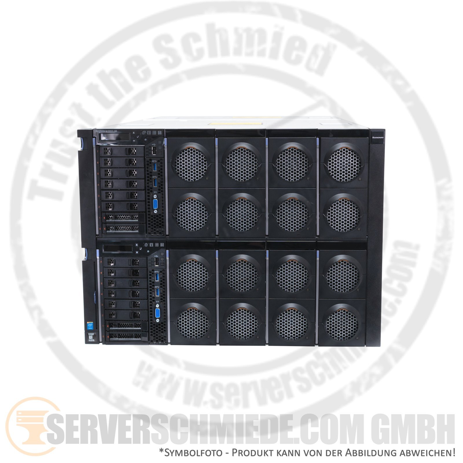 IBM System x3950 X6 19″ 8U 16x 2,5″ SFF 8x Intel XEON E7-4800 E7-8800 v2 192x DD
