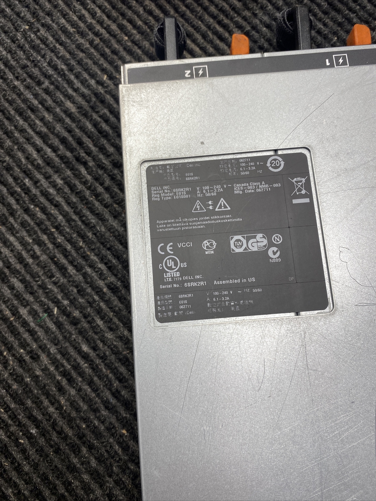 *FOR PARTS* Dell E01S PowerEdge Server, Intel Xeon