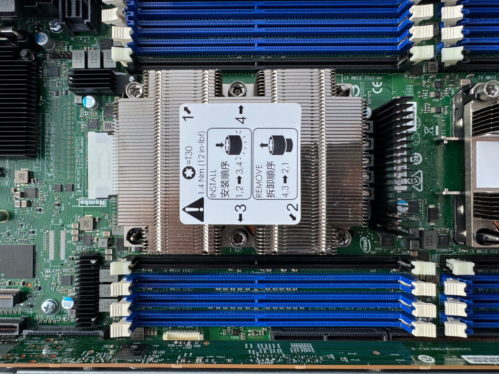 Intel H2000 2U 12x 3.5” LFF 4 Node S2600BP HPC Server 8x Xeon Silver 4114 2x PSU