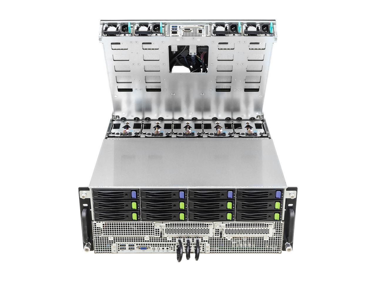ASRock Rack 4U10G-ICX2/2T 4U Rackmount Server Barebone 1+1 Socket P+ (LGA 4189)