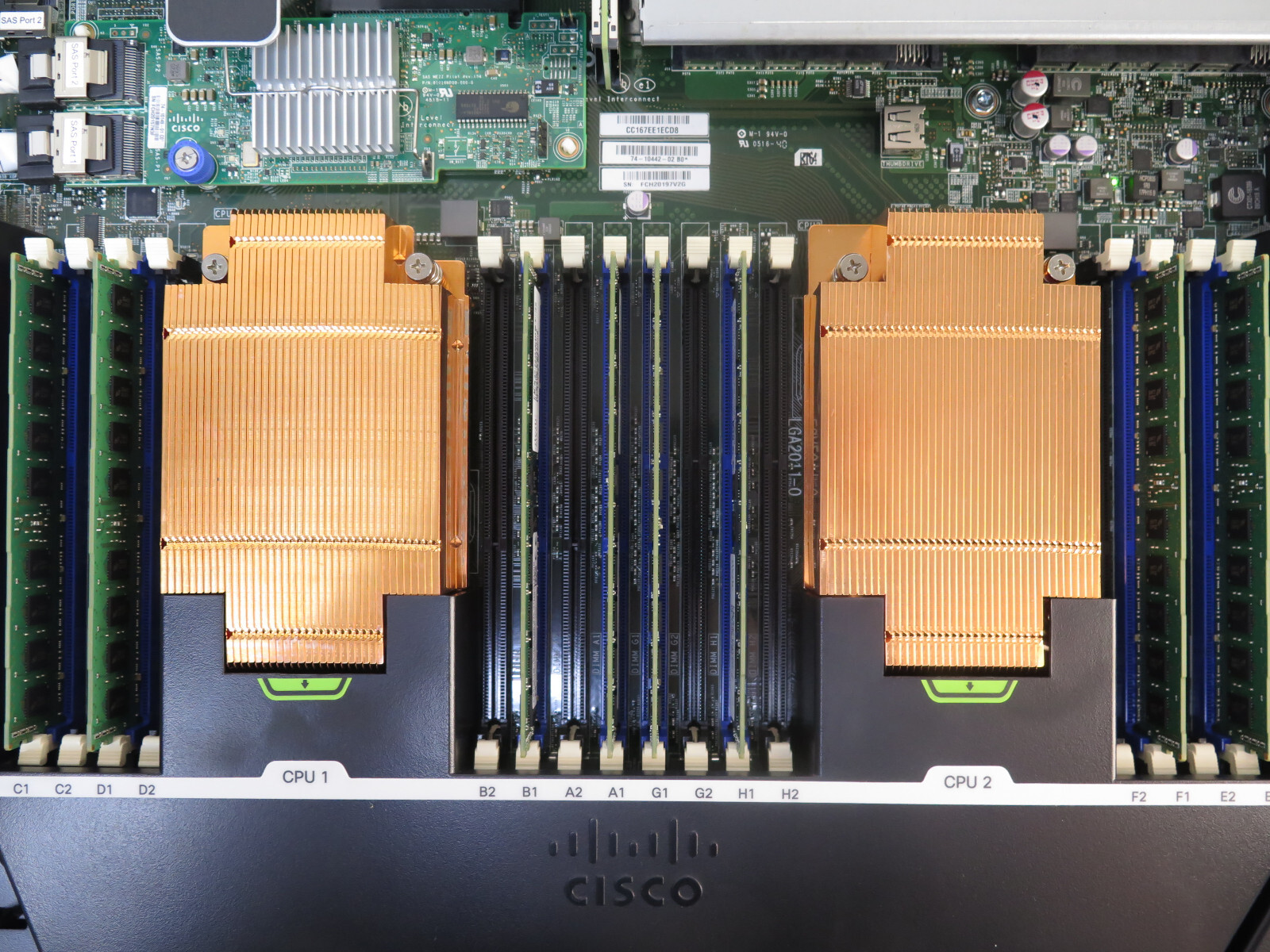 Cisco SNS-3495-K9 UCS C220 M3 2x E5-2609 v1 2.4GHz 32GB RAM 8-Bay 2.5″ Server