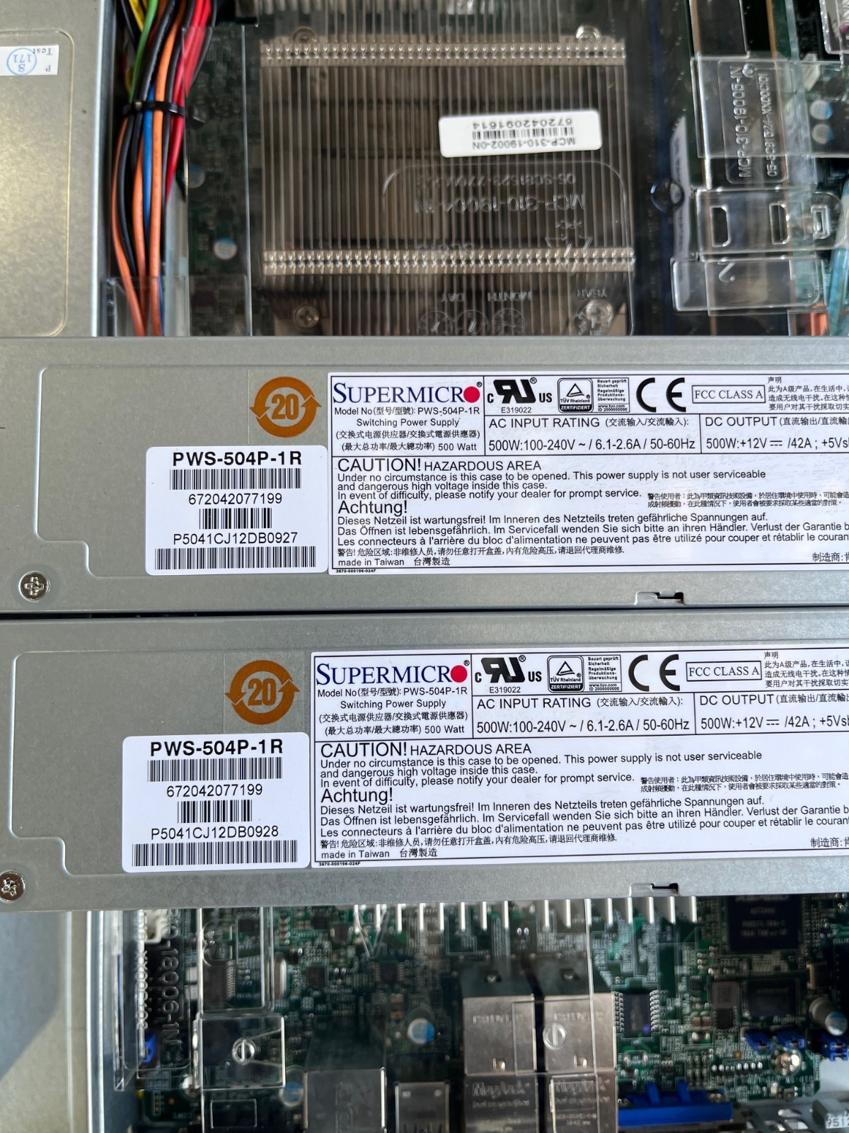 1U Edge Server X11SWW-4TF 3.8Ghz V6 32GB 4x 10GB-T M.2 NVME Slot 2x PSU 2x PCI-E