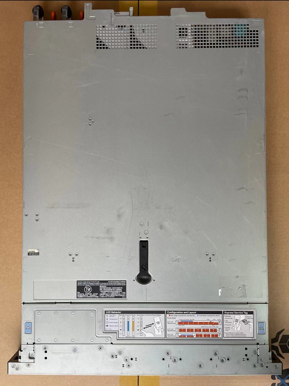 DELL R6515 1U 8x 2.5″ Bay server，H330 RAID controller , 2x 550W PSU-